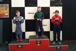 Racing Perfection Kart Academy Eastleigh Cadet Final Podium - Round 5